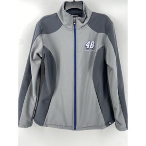 Jimmie Johnson 48 NASCAR Jacket Womens Medium Chase Racing Motor Sports Fleece